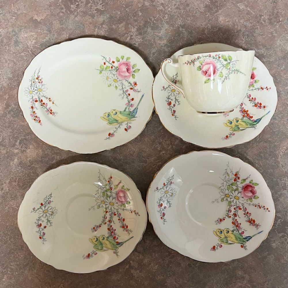Paragon – Princess Margaret Rose Cream – Plates